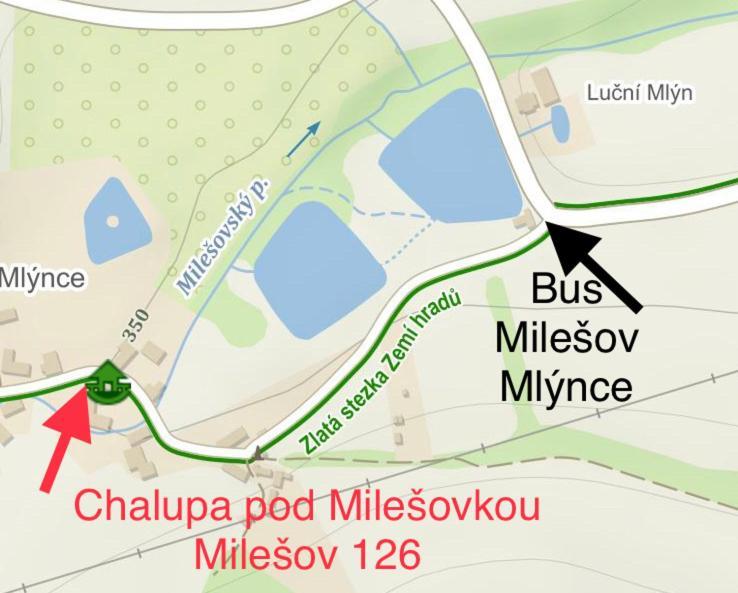 Pokoje V Chalupe Pod Milesovkou Velemin Extérieur photo